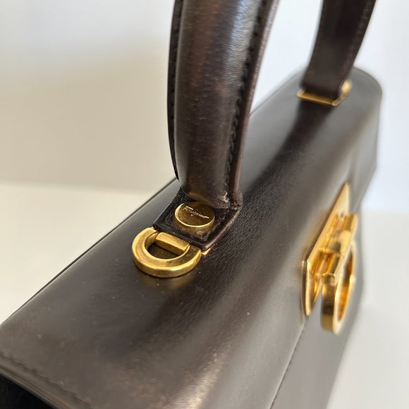Salvatore Ferragamo Vintage Iconic Top Handle Handbag - Picture 7 of 12